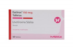 Eutirox 150 mcg Caja Con 50 Tabletas Rx Rx4