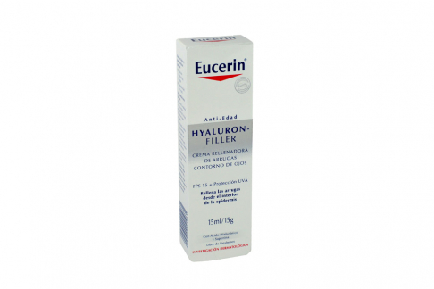 Eucerin Anti-Edad Hyaluron Filler Crema Contorno De Ojos Tubo Con 15 mL