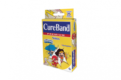 Curas Cureband Premium Caja Con 25 Unidades