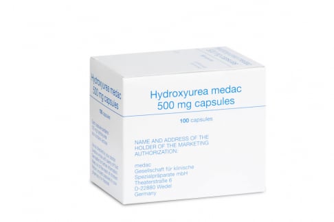 Hidroxiurea 500 mg Caja Con 100 Capsulas Rx Rx4