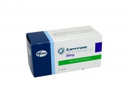 Lipitor 20 mg Oral Caja Con 90 Tabletas Rx
