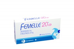 Femelle 20 CD 3 mg / 20 mcg Caja Con 28 Tabletas Recubiertas Rx Rx1