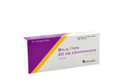 Bilaxten 20 mg Caja Con 10 Comprimidos Rx