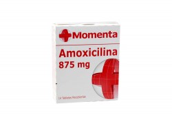 Amoxicilina 875 mg Caja Con 14 Tabletas Rx