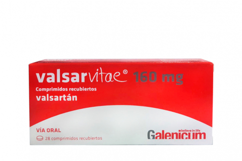 Valsarvitae 160 mg Caja Con 30 Comprimidos Recubiertos Rx