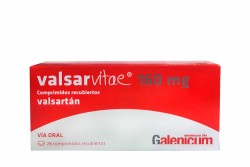 Valsarvitae 160 mg Caja Con 30 Comprimidos Recubiertos Rx