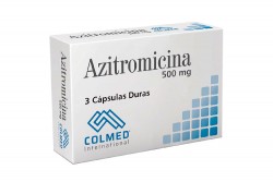 Azitromicina 500 Mg Caja Con 3 Cápsulas Duras Rx Rx2