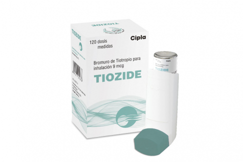 Tiozide 9 mcg Caja Con 1 Inhalador Con 120 Dosis Rx