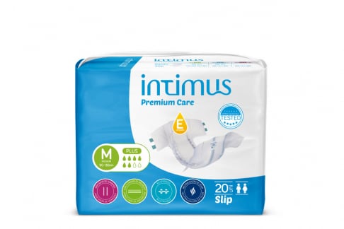 Pañal Intimus Premium Care Plus Talla M Empaque Con 20 Unidades