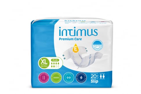 Pañal Intimus Premium Care Plus Talla XL Empaque Con 20 Unidades