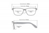 Gafas De Lectura Pregraduadas Zoom To Go Filtro UV +2.00 Color Gris Empaque Con 1 Unidad