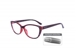 Gafas De Lectura Pregraduadas Zoom To Go Colors +1.25 Color Rojo Empaque Con Unidad