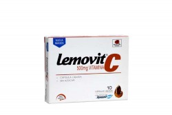 Lemovit Vitamina C 500 mg Caja Con 10 Cápsulas Liquidas