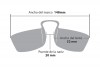 Gafas De Lectura Pregraduadas Zoom To Go De Billetera Aumento +2.50 Empaque Con 1 Unidad