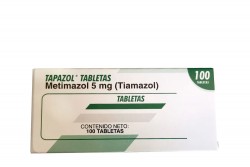Tapazol 5 Mg Caja Con 100 Tabletas Rx