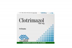 Clotrimazol 100 mg Caja Con  10 Óvulos