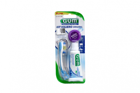 Kit Viajero Antibacterial Dental Gum Empaque Con 1 Kit