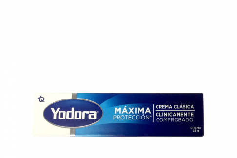 Desodorante Yodora Clásico Crema Caja Con Tubo Con 25 g