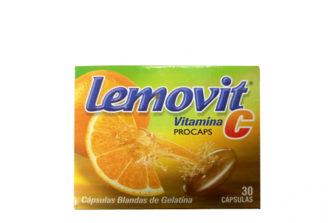 Lemovit C 500 mg Caja Con 30 Cápsulas Rx Rx4