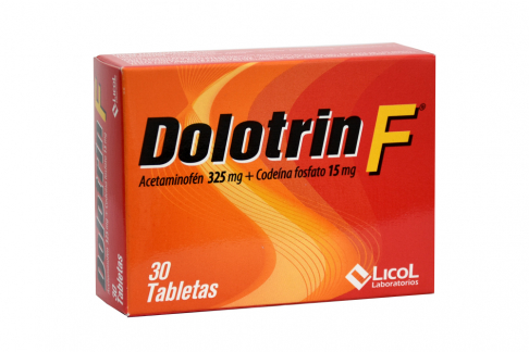 Dolotrin F 325 / 15 Mg Caja Con 30 Tabletas
