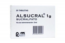 Alsucral 1 g Caja Con 20 Tabletas Rx