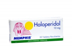 Haloperidol 10 mg Memphis Caja Con 20 Tabletas Rx