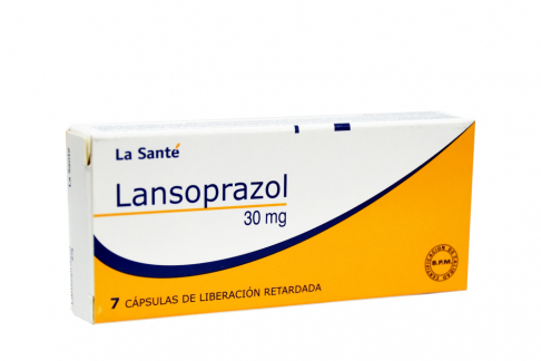 Lansoprazol 30 mg La Santé Caja Con 7 Cápsulas Rx Rx1