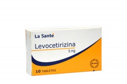 Levocetirizina 5 mg La Santé Caja Con 10 Tabletas Rx