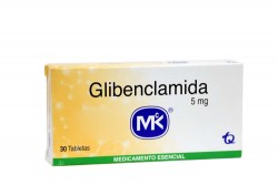 Glibenclamida 5 mg Caja Con 30 Tabletas Rx4.