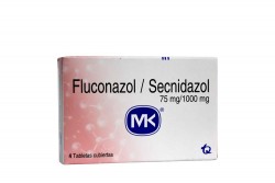 Fluconazol + Secnidazol 75/1000 mg Caja Con 4 Tabletas Rx Rx2