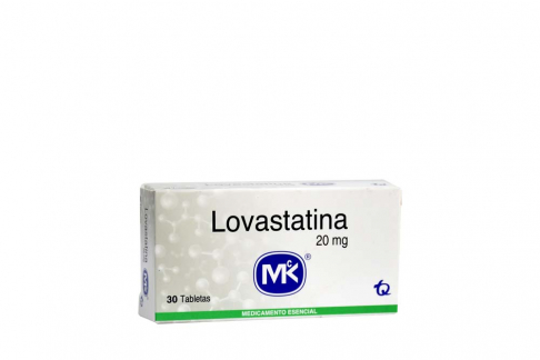 LoVAStatina 20 mg Caja Con 30 Tabletas Rx Rx4