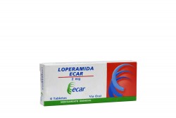 Loperamida 2 mg Caja Con 6 Tabletas Rx. COL