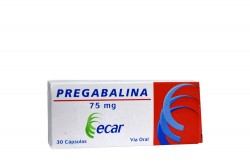 Pregabalina 75 mg Caja Con 30 Cápsulas Rx