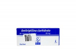 Amitriptilina 25 mg Caja Con 30 Tabletas Rx.-