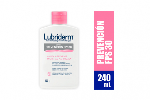 Crema Lubriderm Prevención FPS 30 Frasco Con 240 mL