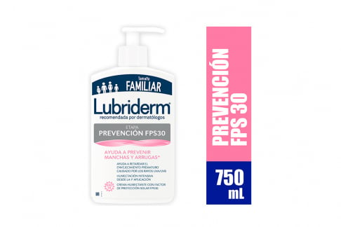Loción Lubriderm Prevención UV 30 Frasco Con 750 mL