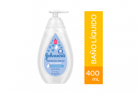 Baño Líquido Johnson’s Hidratación Intensa Frasco Con 400 mL