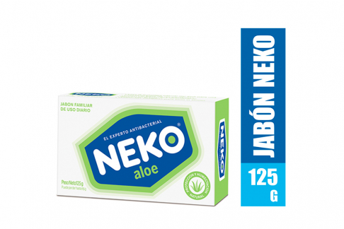Jabón Neko Aloe Caja Con Barra Con 125 g