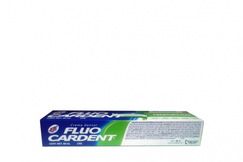 Crema Dental Fluocardent Multiacción Frescura Max Caja Con Tubo Con 40 mL