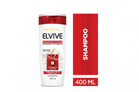 Shampoo Elvive Reparación Total 5 Frasco Con 400 mL – Con Caléndula