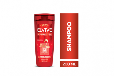 Shampoo L’Oréal Elvive Color Frasco Con 200 mL