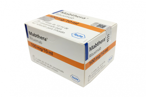 Mabthera 100 mg / 10 mL Solución Para Infusión Caja Con 2 Viales Con 10 mL C/U  Rx1 Rx3 Rx4