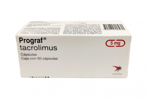 Prograf 5 mg Caja Con 50 Cápsulas Rx1 Rx4