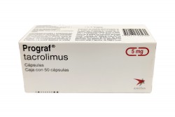 Prograf 5 mg Caja Con 50 Cápsulas  Rx4