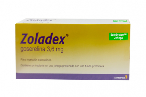Zoladex 3.6 mg Implante Caja Con 1 Jeringa Prellenada  Rx Rx1 Rx3 Rx4