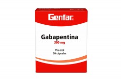 Gabapentina 300 mg Caja Con 30 Cápsulas Rx Rx1