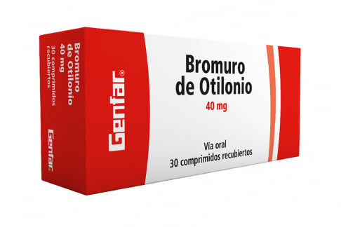 Bromuro De Otilonio 40 mg Caja Con 30 Comprimidos Recubiertos RX