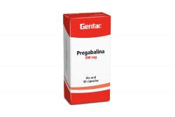 Pregabalina 150 mg Genfar Caja Con 30 Tabletas