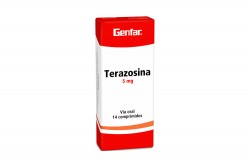 Terazosina 5 Mg Caja X 14 Tabletas RX