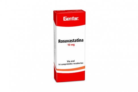 Rosuvastatina 10 mg Caja Con 14 Tabletas Recubiertas Rx4